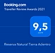 Booking 9.5 score